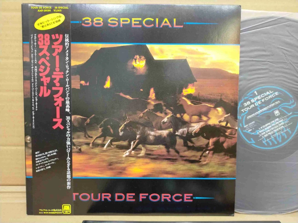38 SPECIAL Tour De Force AMP-28086 JAPAN LP w/OBI 98773 - Image 2 of 4