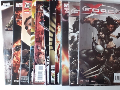 12 x X FORCE # 1-4,6-13 US MARVEL 2008   Set of 12 books VFN/NM