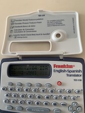 Franklin TES-118 English/Spanish Translator Screen not working For parts 