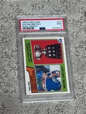 1983 O-PEE-CHEE OPC HOCKEY CARD PSA 9 HOF WAYNE GRETZKY OILERS ROSS TROPHY