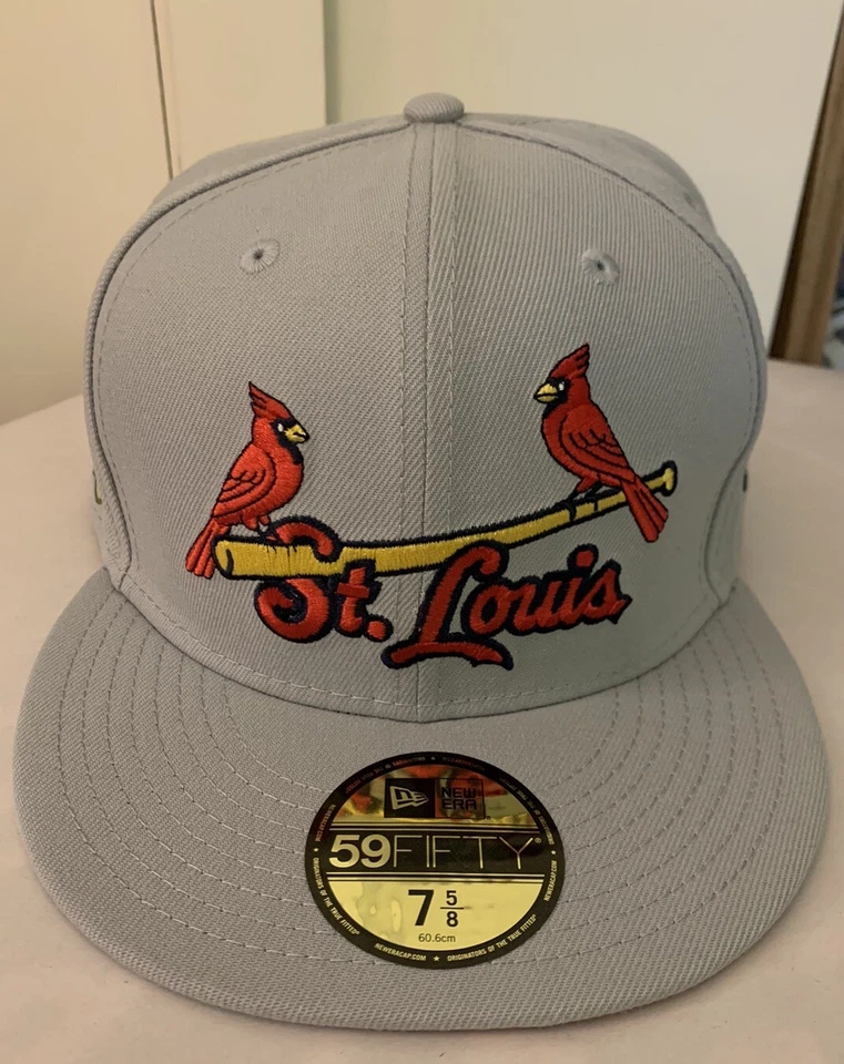 St Louis Cardinals New Era 5950 2011 SERIE MUNDIAL SOMBRERO AJUSTADO 7 5/8-TIE DYE NUEVO Foto 2 de 4