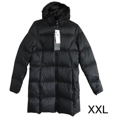 EDDIE BAUER Luna Peak Black Down Coat Sz XXL NWT