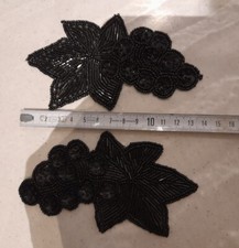 Applicazioni  pacht (coppia) perline e paillettes