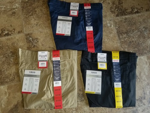 Mens Izod Sportflex Straight Fit 
