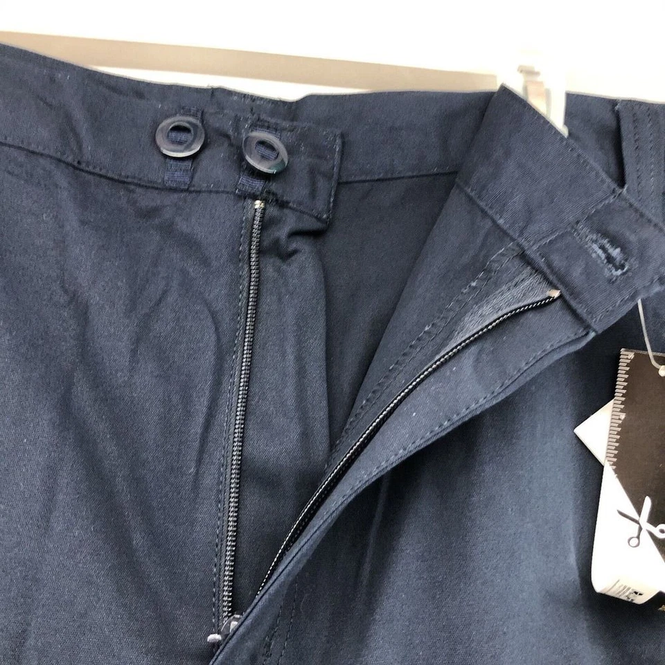 Nuevo 3M Scotchlite Reflectante Pierna Recta Azul Marino Hombres Pantalones de Carga Talla 4XL 4 Foto 3 de 4