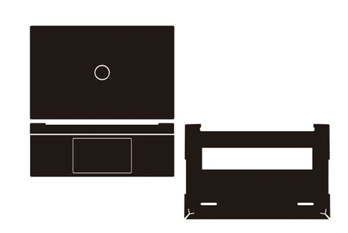 Carbon fiber Laptop Sticker Skin Decal Cover Protector for Dell XPS 17 9700 17"