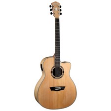 Washburn Ag40cek Grand Auditorium Acoustic-electric Guitar Natural