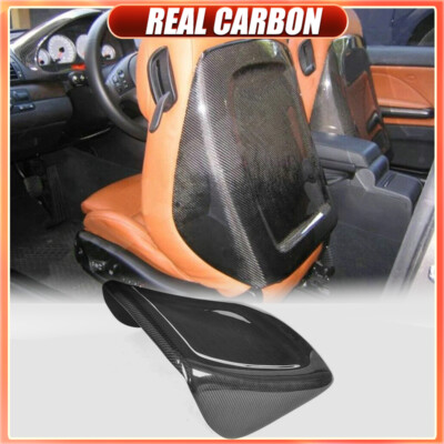 REAL CARBON Interior Seat Back Trim Cover For BMW 3Series