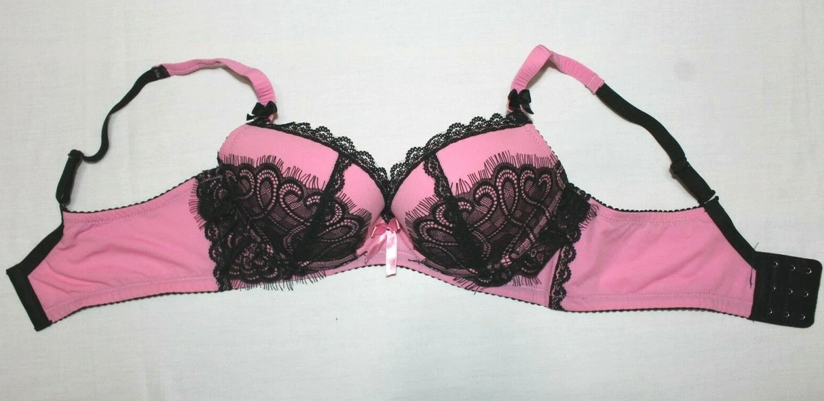 Lace & Satin Bra with Bow Details