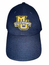 Marquette University Navy Blue Cap Hat w Gold White Nike Team Size 7 1/2 EUC