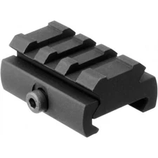 AIM Sports Low Profile 1.6" Long Picatinny Riser Mount, 0.5" Lift