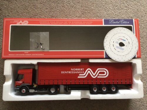 Corgi Modern Truck 75603 RENAULT PREMIUM CURTAINSIDE NORBERT DENTRESSANGLE 1:50 - Picture 2 of 3