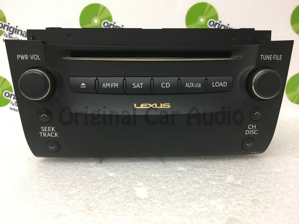 2010 - 2011 Lexus GS350 GS460 OEM 6 CD AM FM SAT USB Radio Reciever P1877 - Image 2 of 4