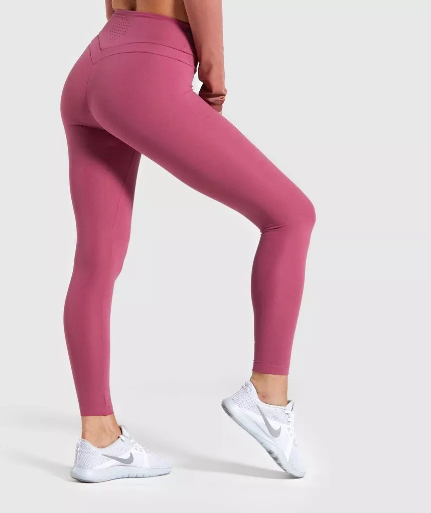 Gymshark X Whitney Simmons V1 Leggings Hot Fire Pink Size Medium M