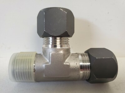 NEW OLD STOCK! PARKER 3/4'' SS UNION TEE FITTING 12R-RBU-SS