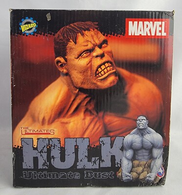 HULK ULTIMATE BUST~DIAMOND SELECT MARVEL 2003 WIZARD WORLD LIMITED to 1500 MIB