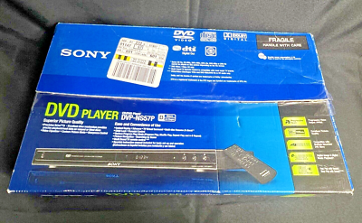 Sony DVP-NS57P DVD 2009 Player with Remote, Manual, Cords -New In