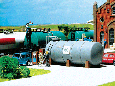 Faller 222194 Oil Tank EraIII Weathered N Scale Building Kit Faller 222194 Oil Tank EraIII Weathered N Scale Building Kit