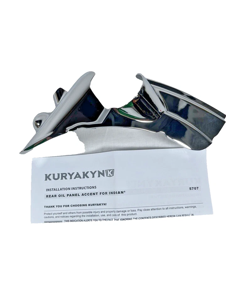 KURYAKYN FOR INDIAN 19 UP REAR OIL PANEL ACCENT 5707 - Image 2 of 4