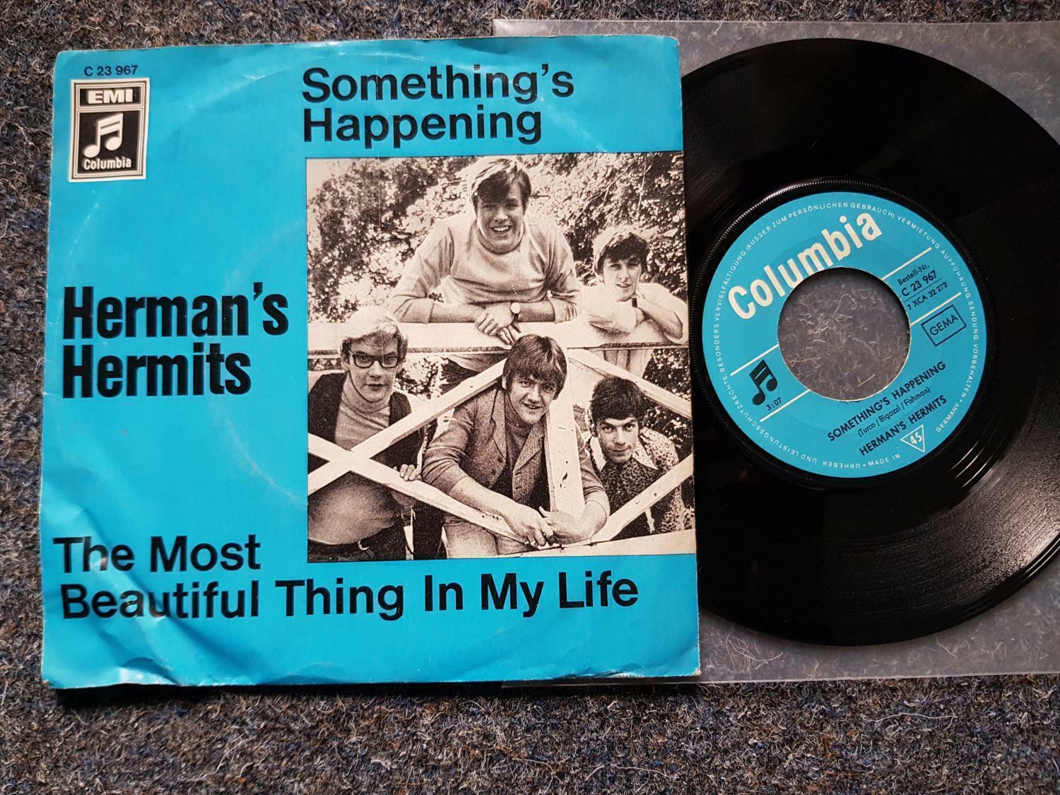 7"" Single Vinyl Herman's Hermits - Something's happening Germany