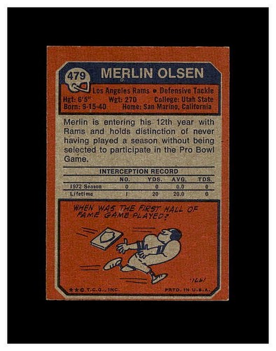 1973 TOPPS FOOTBALL YOU PICK FINISH OR UPGRADE YOUR SET HIGHER GRADE SET BREAK - Picture 333 of 457