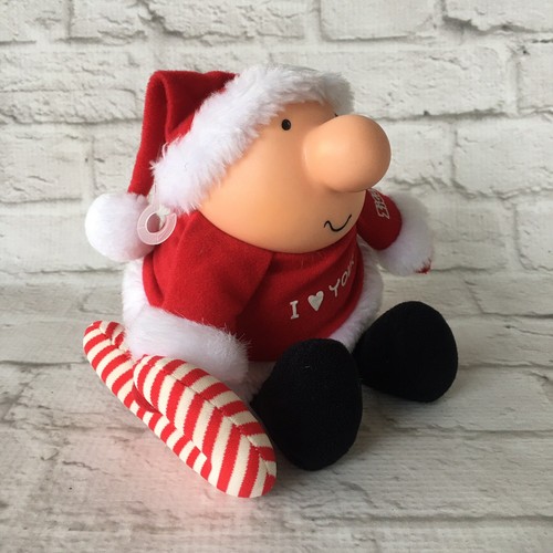 Juguete de Colección Ziggy Navidad Santa Peluche I Love You Candy Cane 1988 Nostalgia - Imagen 2 de 6