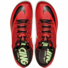 Nike ZOOM 400 ELITE Running Spikes Unisex AA1205-663 Red Orbit/Lime Mens Size 12