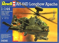4009803040462 Model śMigłOwca AH-64D Longbow Apache, 1:144 Revell