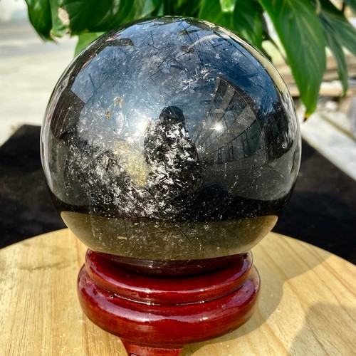 4.96LB white crystal transparent quartz crystal ball Reiki repair - Picture 6 of 13