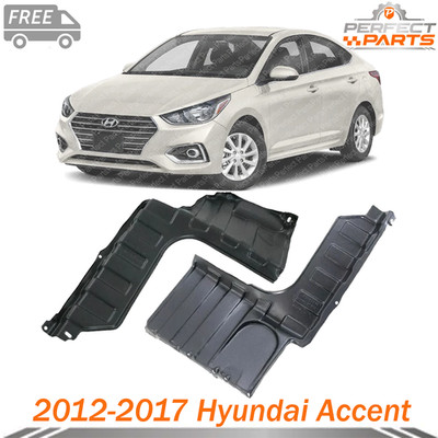 New Engine Splash Shield Under Cover Right Left Side For 2012-17 Hyundai Accent