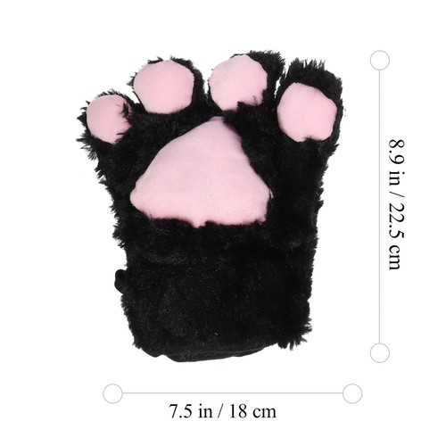 5PCS Costume Cosplay Gatto Orecchie Collare Zampe Guanti Lolita Gotico - Foto 10 di 11