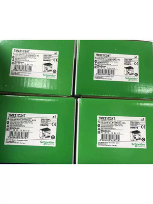 M221 Programmable Logic Controller 24 Point IO Source Output TM221C24T