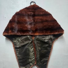 Kuba Brown Mink Fur Mufle Cape