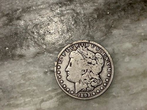 1893-O Silver Morgan Dollar VG
