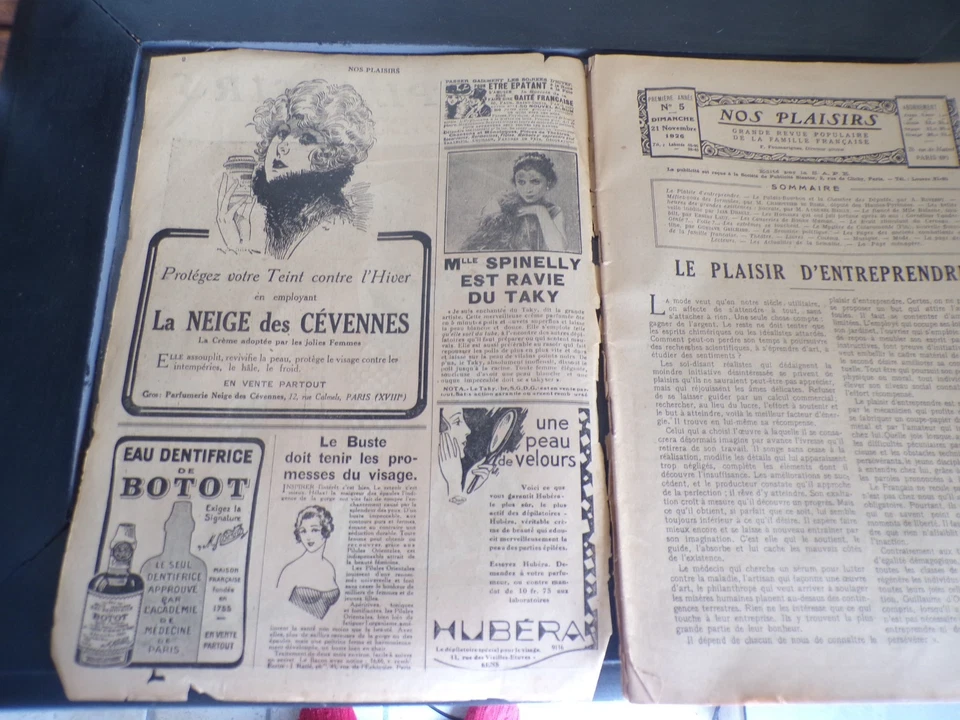 Revues anciennes Nos Plaisirs 1926 - Photo 4/4