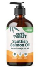 Pure Scottish Salmon Oil 500ml for PetDogs Cats Omega 3 6 9 Skin Coat Joint Care