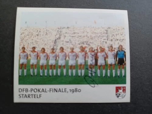 Fortuna Düsseldorf Cup Final 1980 Gerd Zewe Collectible Picture Signed Unpasted 