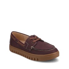 Journee Collection Marion Womens Burgundy Boat Shoe Loafers Size 11M New Box