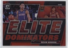 2019 Panini Donruss Optic Elite Dominators Red Prizm 19/99 Devin Booker #25 0hn9