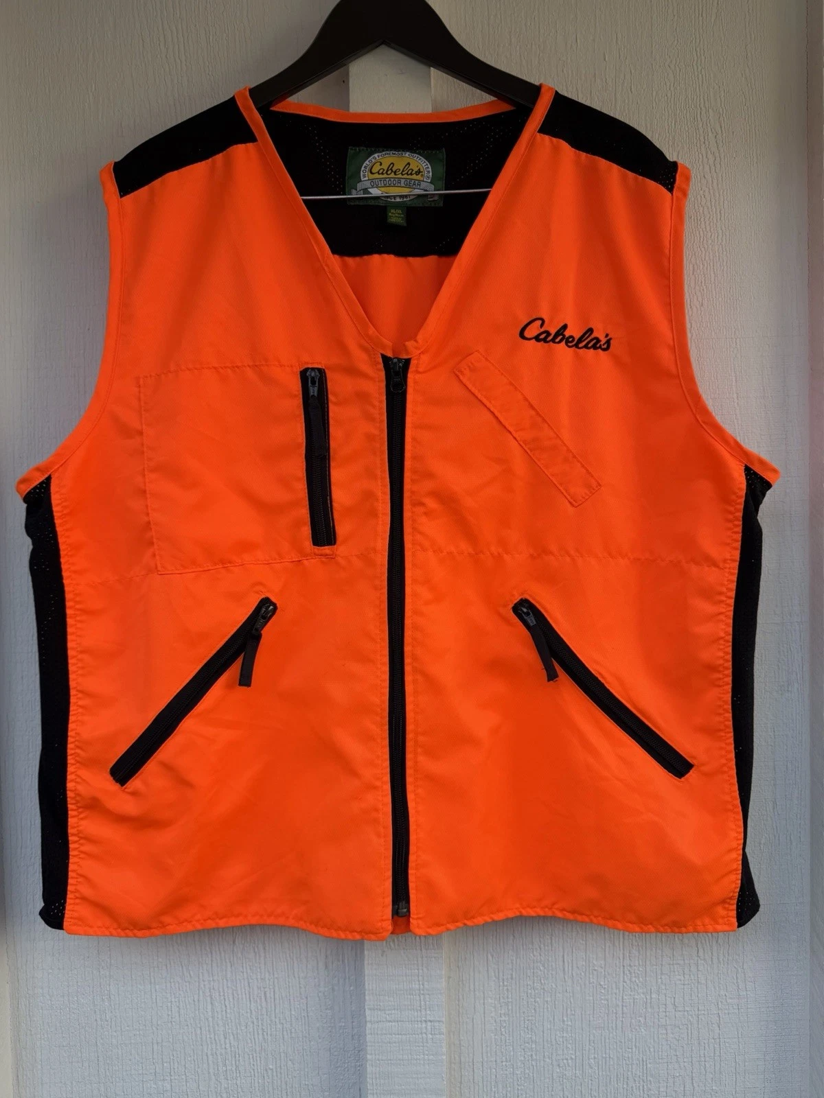 Cabelas Hunting Fishing Orange Vests Size XL Outdoor Gear Used