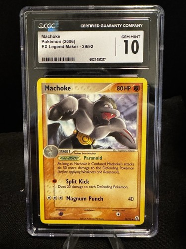 Machoke graded CGC 10 for sale on eBay