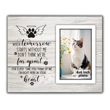 Memorial Pet Picture Frame, Cat Memorial Gifts for Loss of Pet Loss Gifts to ...