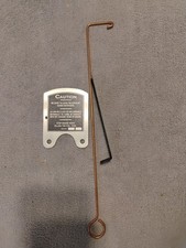 Maytag MODEL 92 caution plate & kill switch + kill rod SHORT SHALLOW TANK S-284