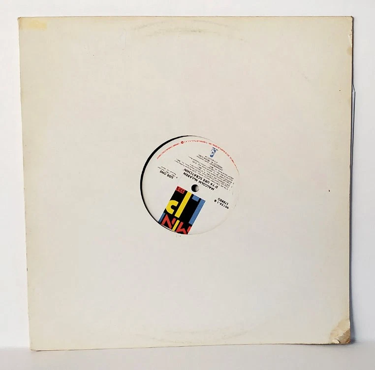 Malcolm McLaren D'ya Like Scratchin' US Vinyl LP Island Records