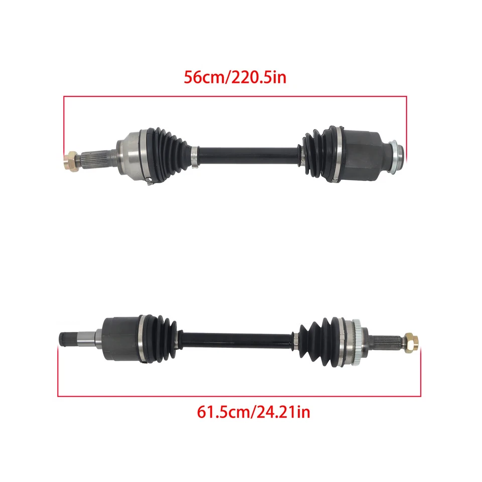 Eixos de eixo dianteiro esquerdo + direito CV para Mazda 3 Sport Mazda 5 automático 2009-2013 automático - Imagem 3 de 4