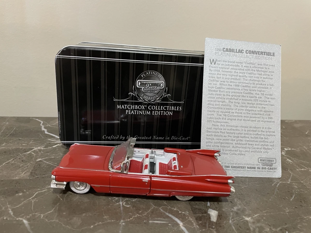 Matchbox Cadillac 1959 Vehicle Year Vintage Manufacture Diecast