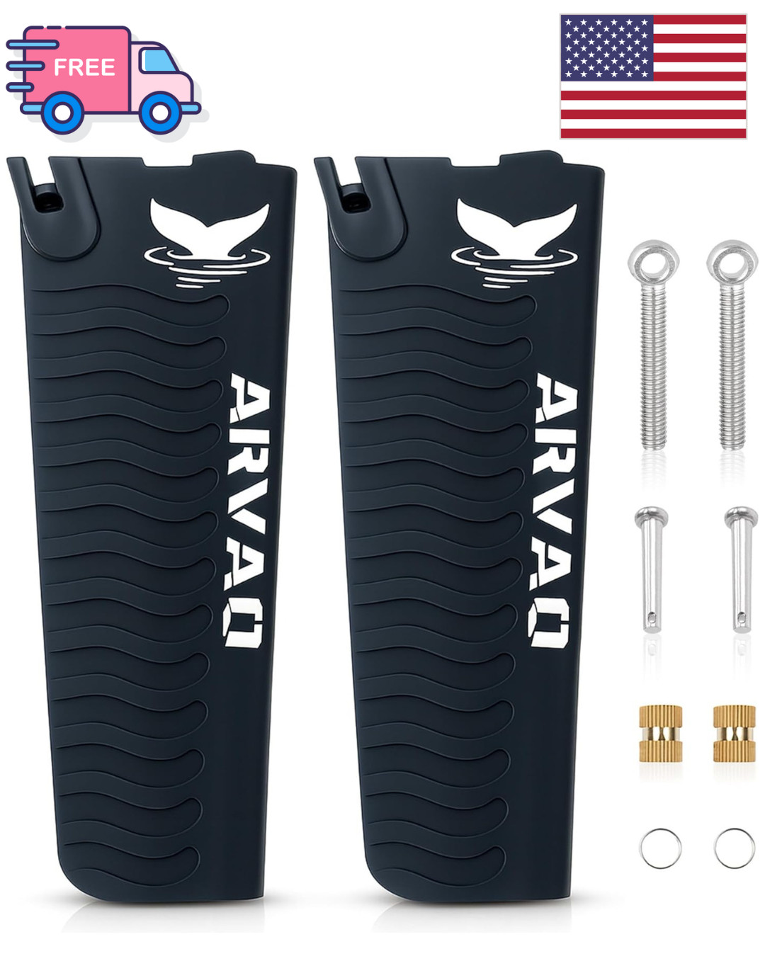 Fins For Hobie Mirage Drive Gt &ndash; Lightweight Tpr Turbo Upgrade, Silent Per