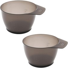 Hair Dye Mixing Bowl 2 Piece Set Plastic Color Applicator Tinting Tool for Home