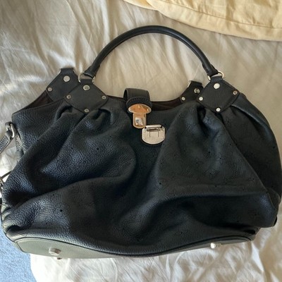 LOUIS VUITTON TASCHE ''NEO'' LEDER MAHINA SCHWARZ