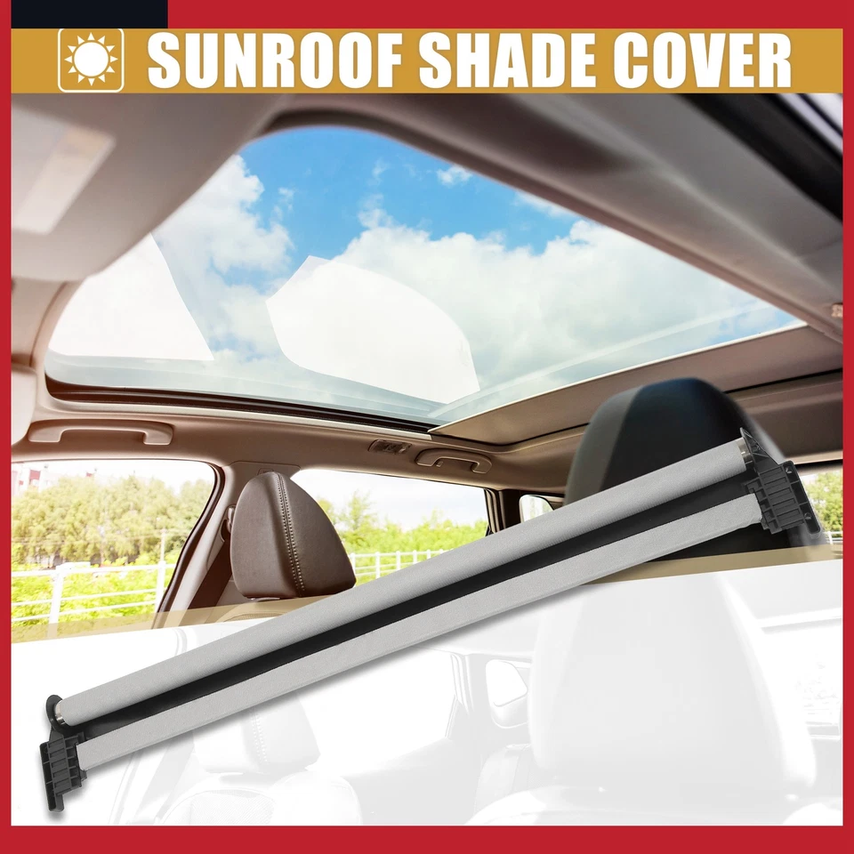 Paquete de 1 para BMW 550i GT 2010-2015 tela techo corredizo cubierta conjunto parasol Foto 2 de 4